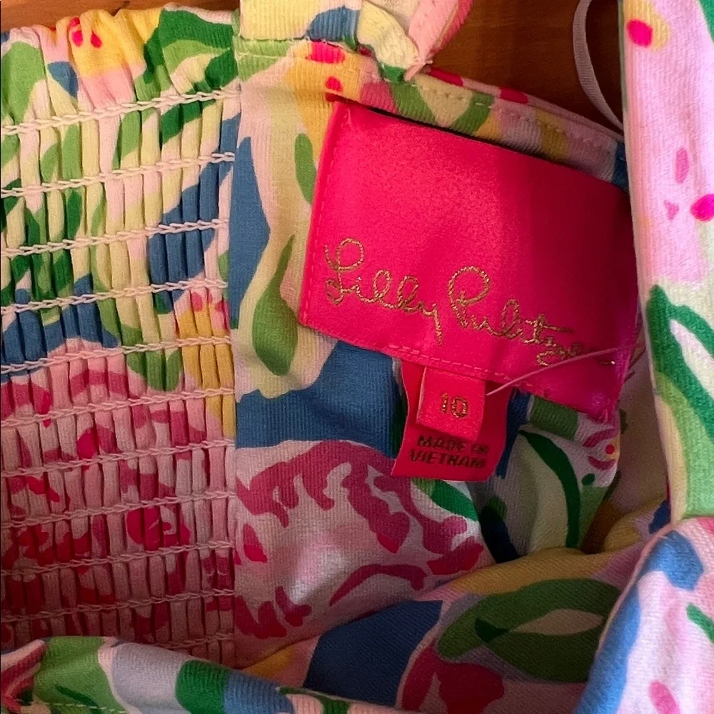 Lilly Pulitzer bayleigh flutter sleeve dress in grove garden - Picture 8 of 11